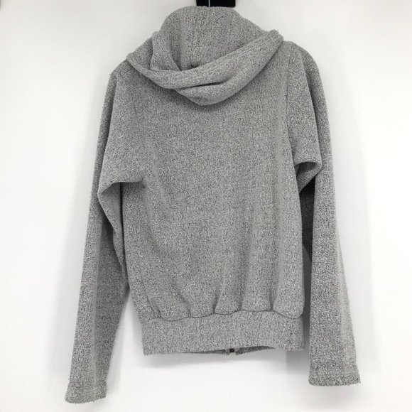Hoodie heathered grey lightweight full zip hoodie - Picture 2 of 14